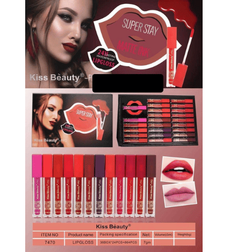 Kiss Beauty Lip Gloss Trio